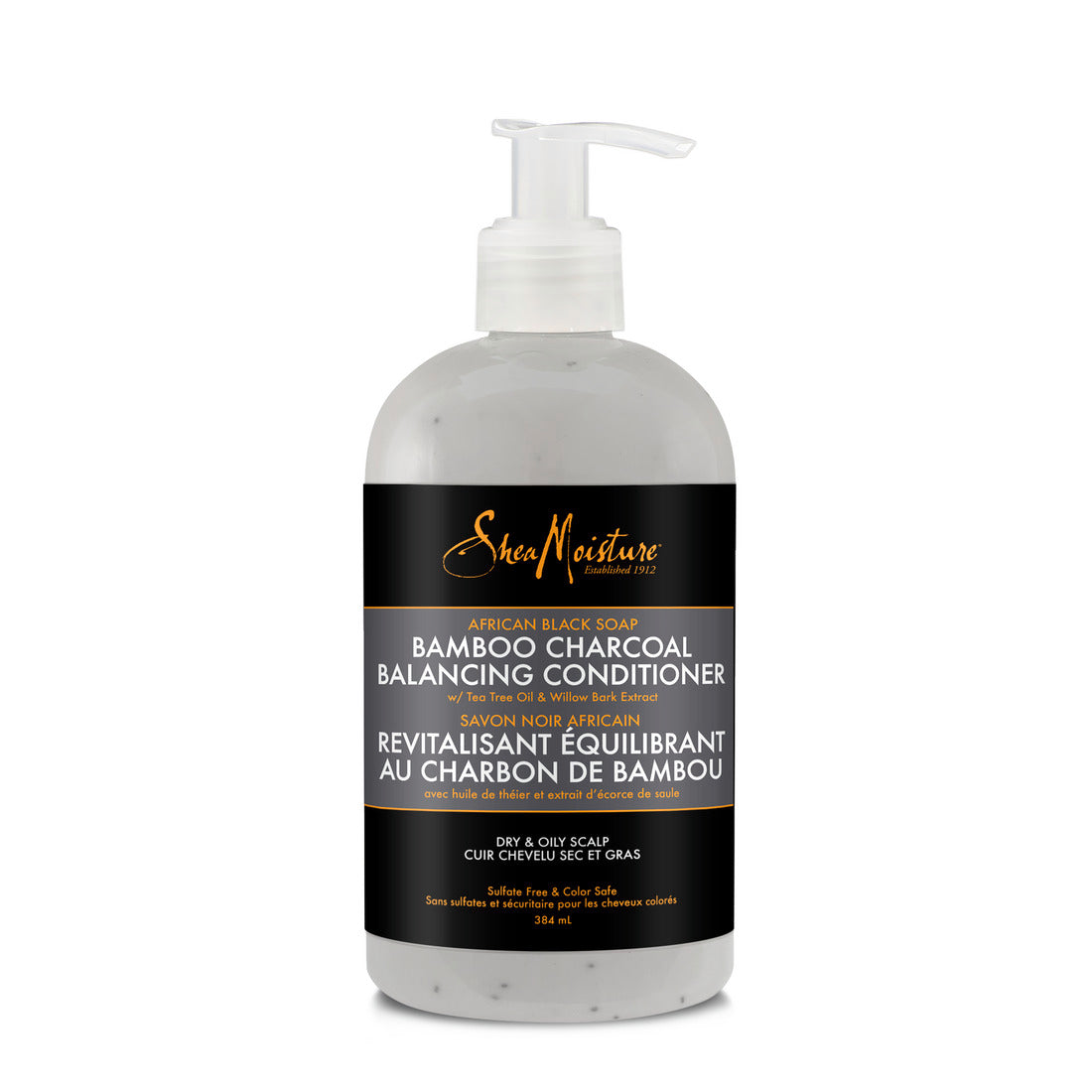 SheaMoisture African Black Soap Bamboo Charcoal Conditioner 384mL
