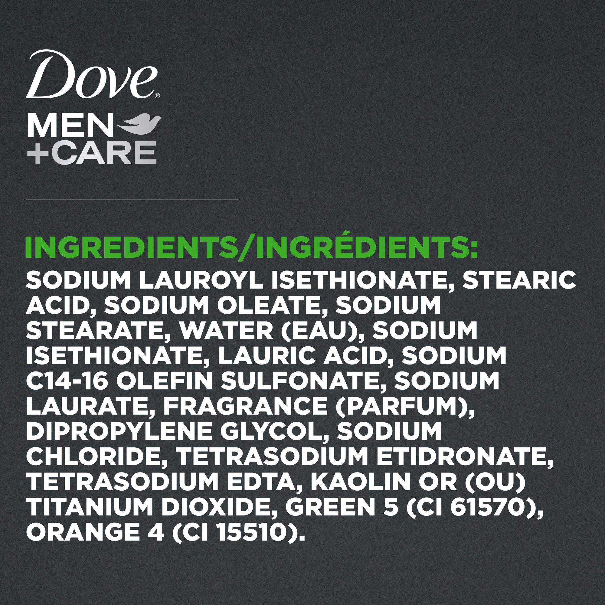 An image showing the frontside view of the Dove Men+Care Extra Fresh Bar 3 pack product packaging.