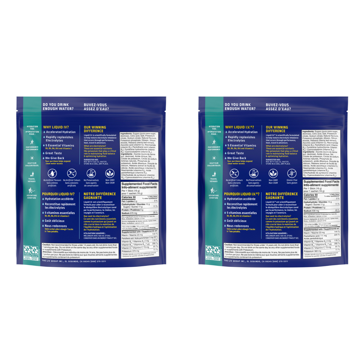 Liquid I.V. Bachelorette and Bachelor Pack (Lemon Lime &amp; Strawberry Bundle)