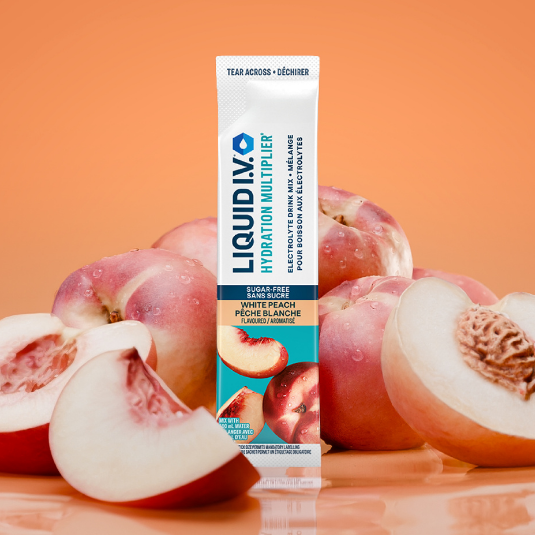 Liquid I.V.® Hydration Multiplier Sugar-Free White Peach Electrolyte Drink Mix 18ct