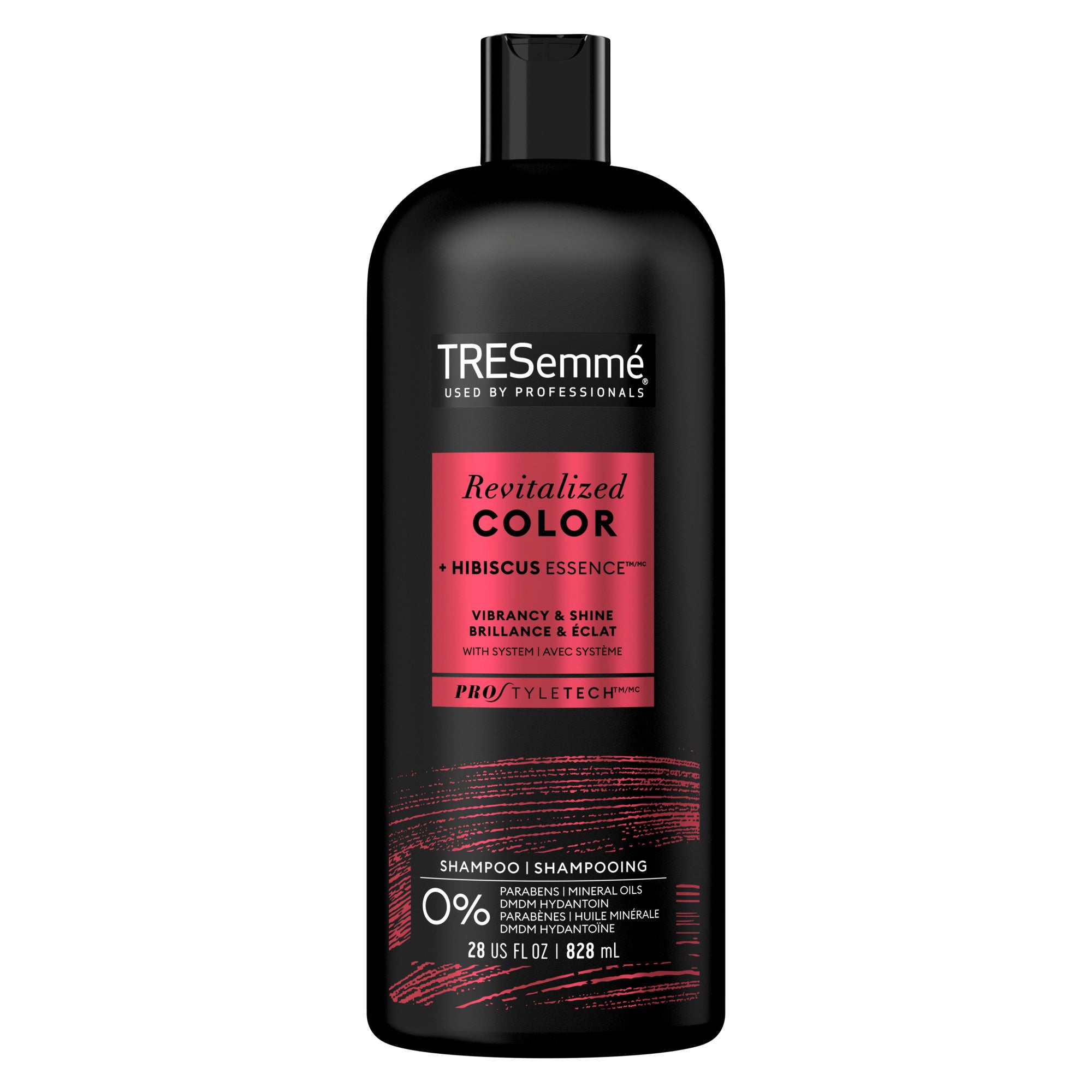 An image showing the frontside view of the TRESemmé Revitalized Colour Shampoo product packaging.