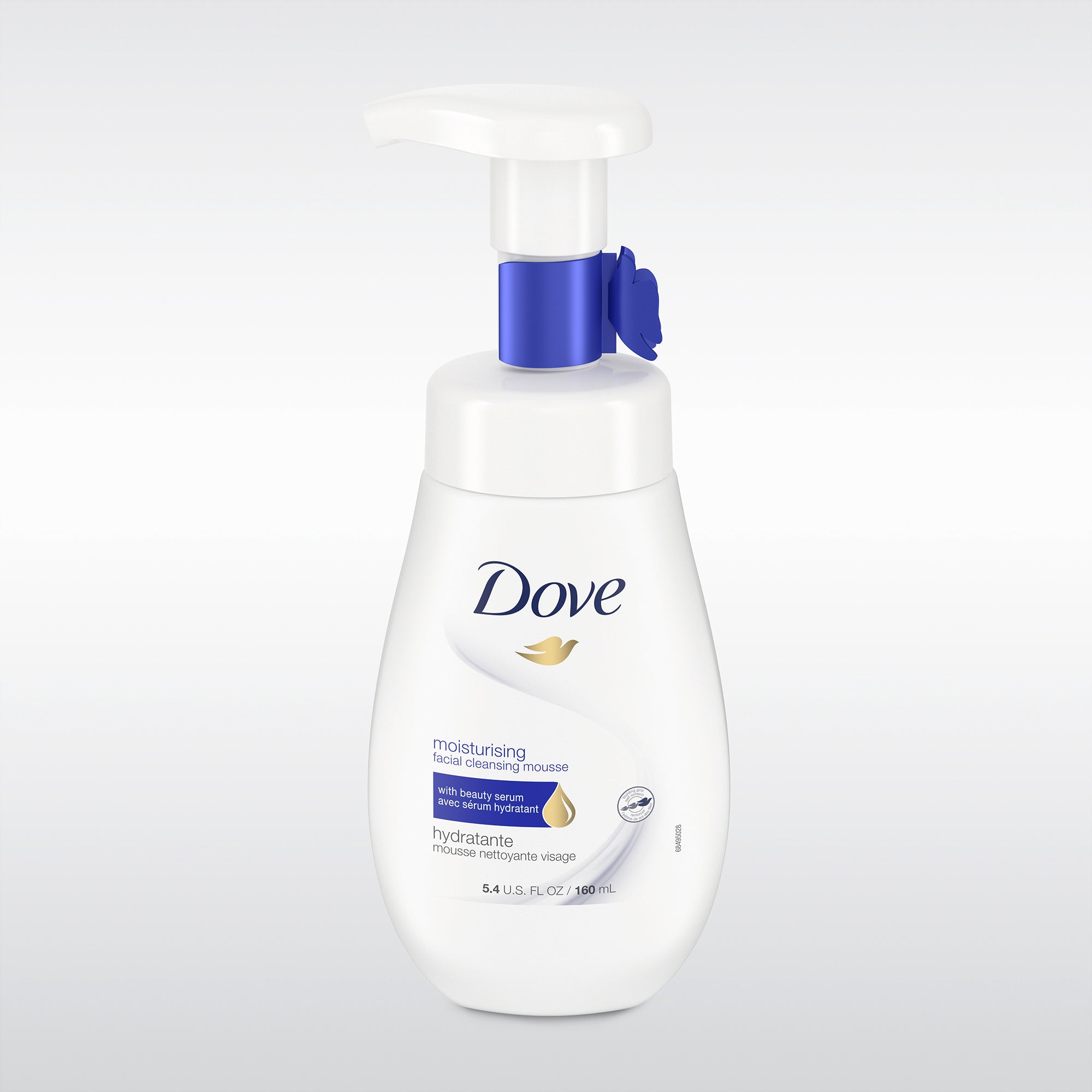 Dove moisturising facial cleansing mousse