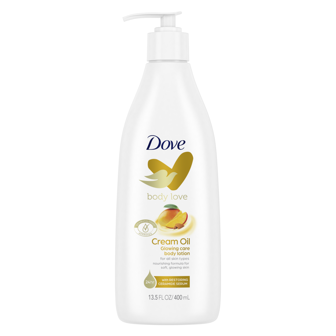 Dove Glowing Care Hand & Body Lotion 400mL