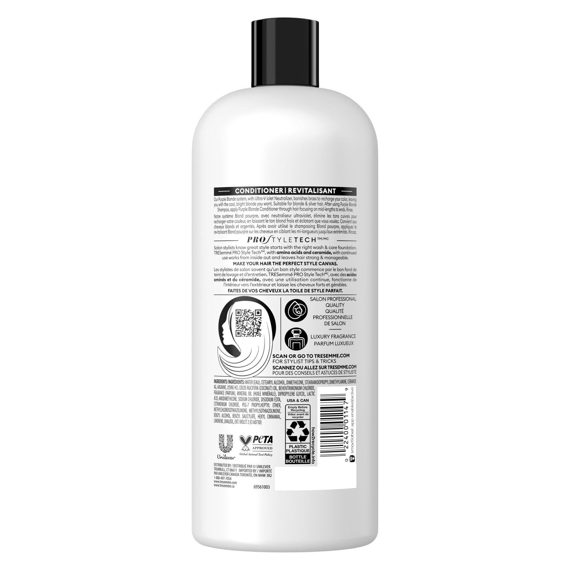 TRESemme Après-shampooing Blond Violet 828 ml