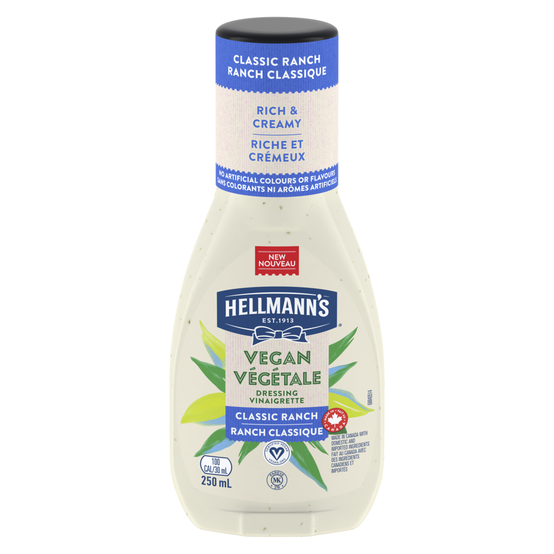 Hellmann's Vegan Ranch Salad Dressing 250mL