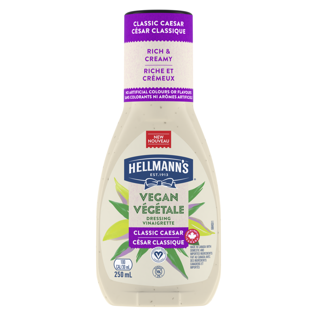 Hellmann's Vegan Caesar Salad Dressings 250mL