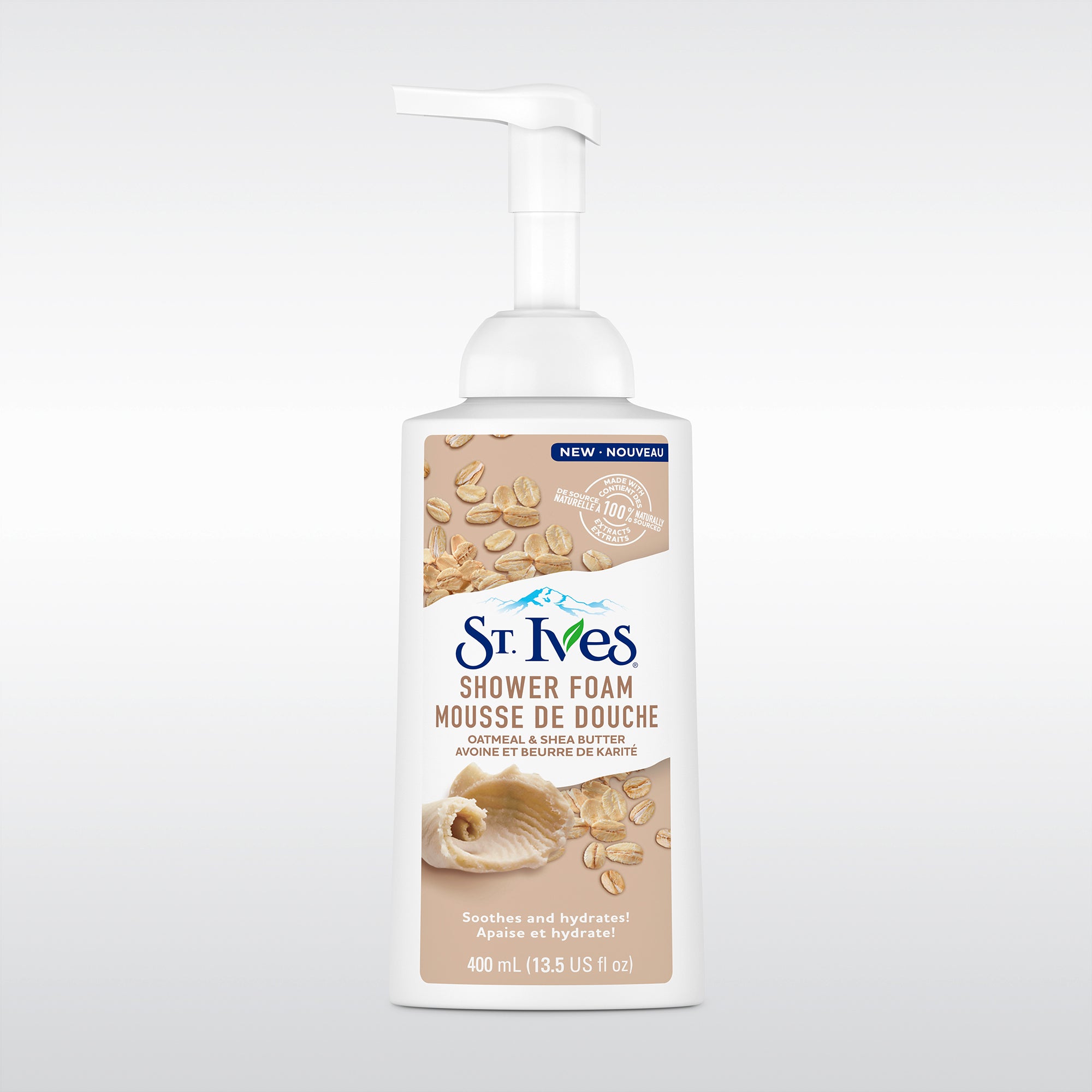 St. Ives Oatmeal & Butter Shower Foam 400ml