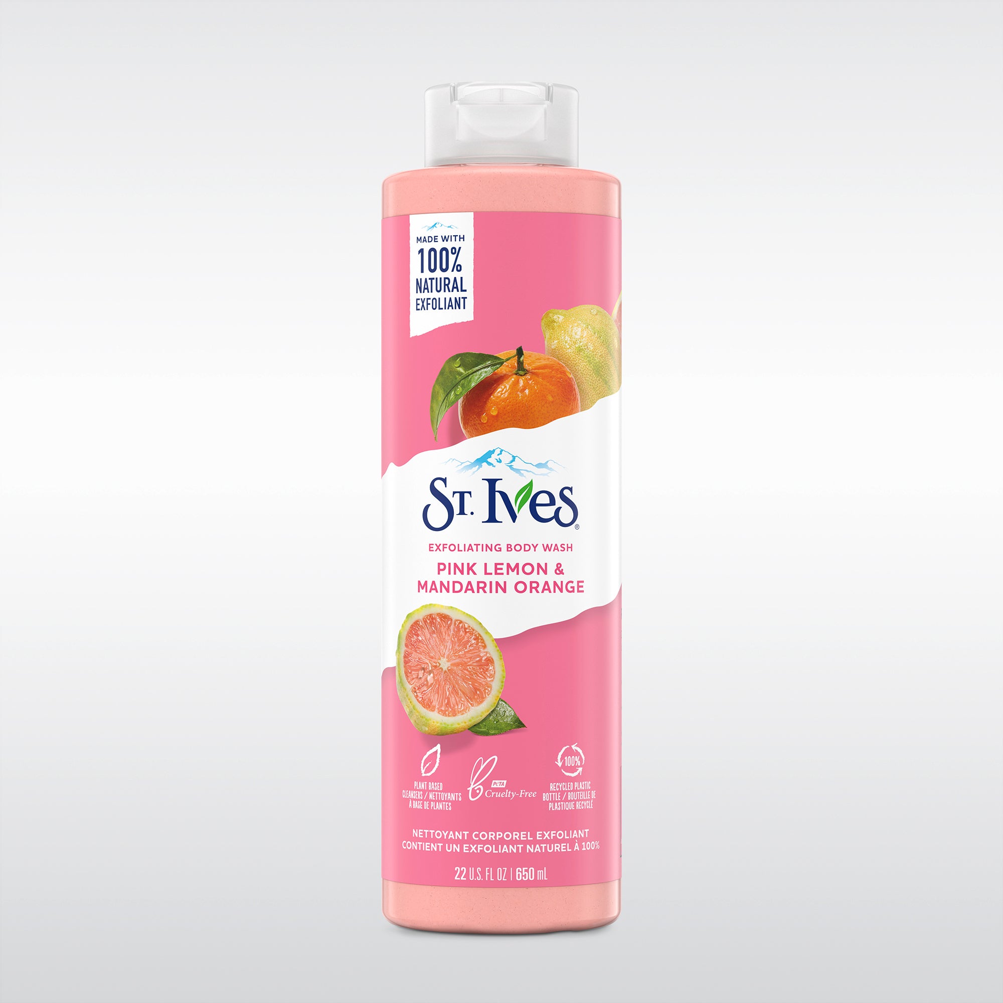 St. Ives Exfoliating Pink Lemon & Mandarin Orange Body Wash 650ml
