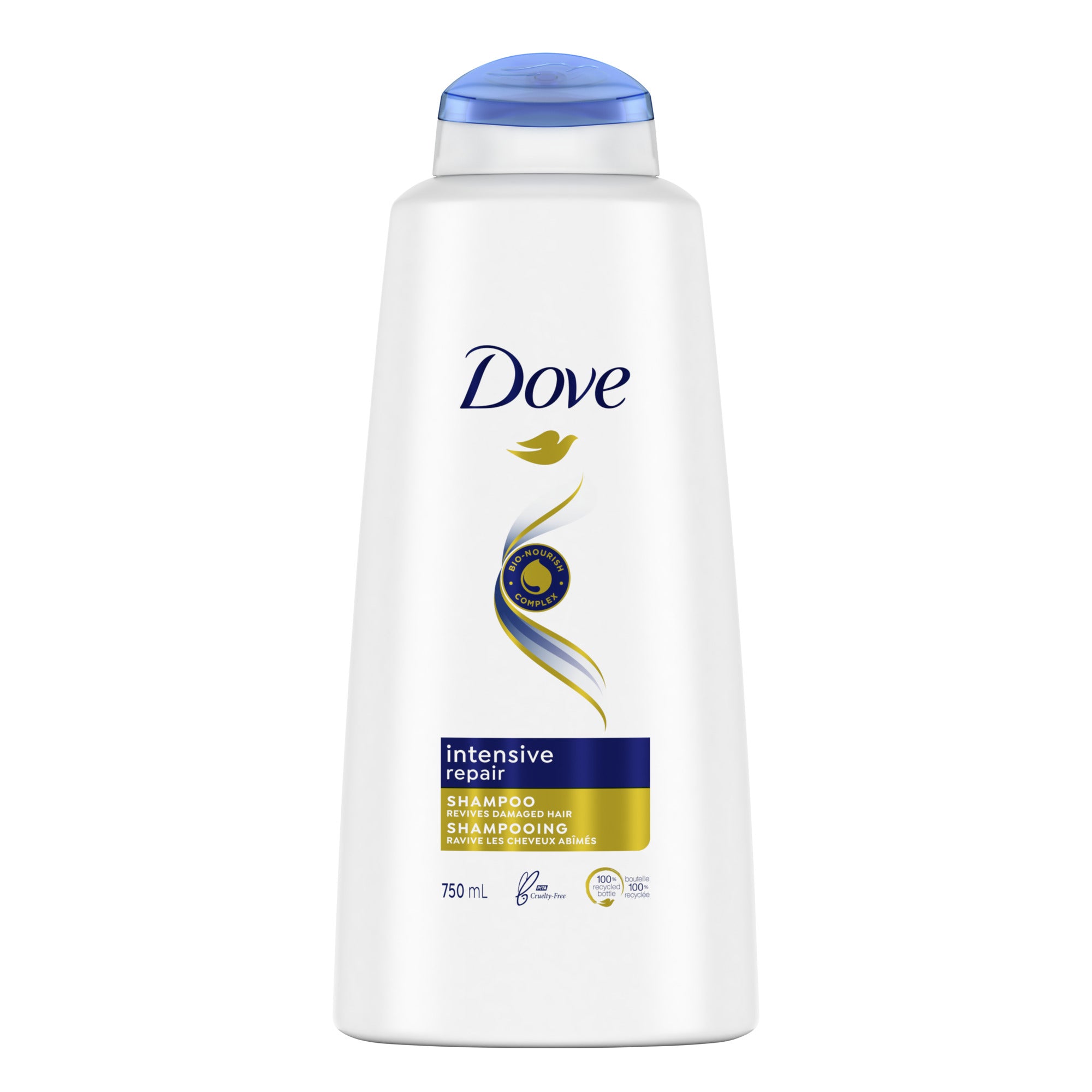 Dove Intensive Repair Shampoo with Bio-Nourish Complex Revives Damaged Hair 750ml