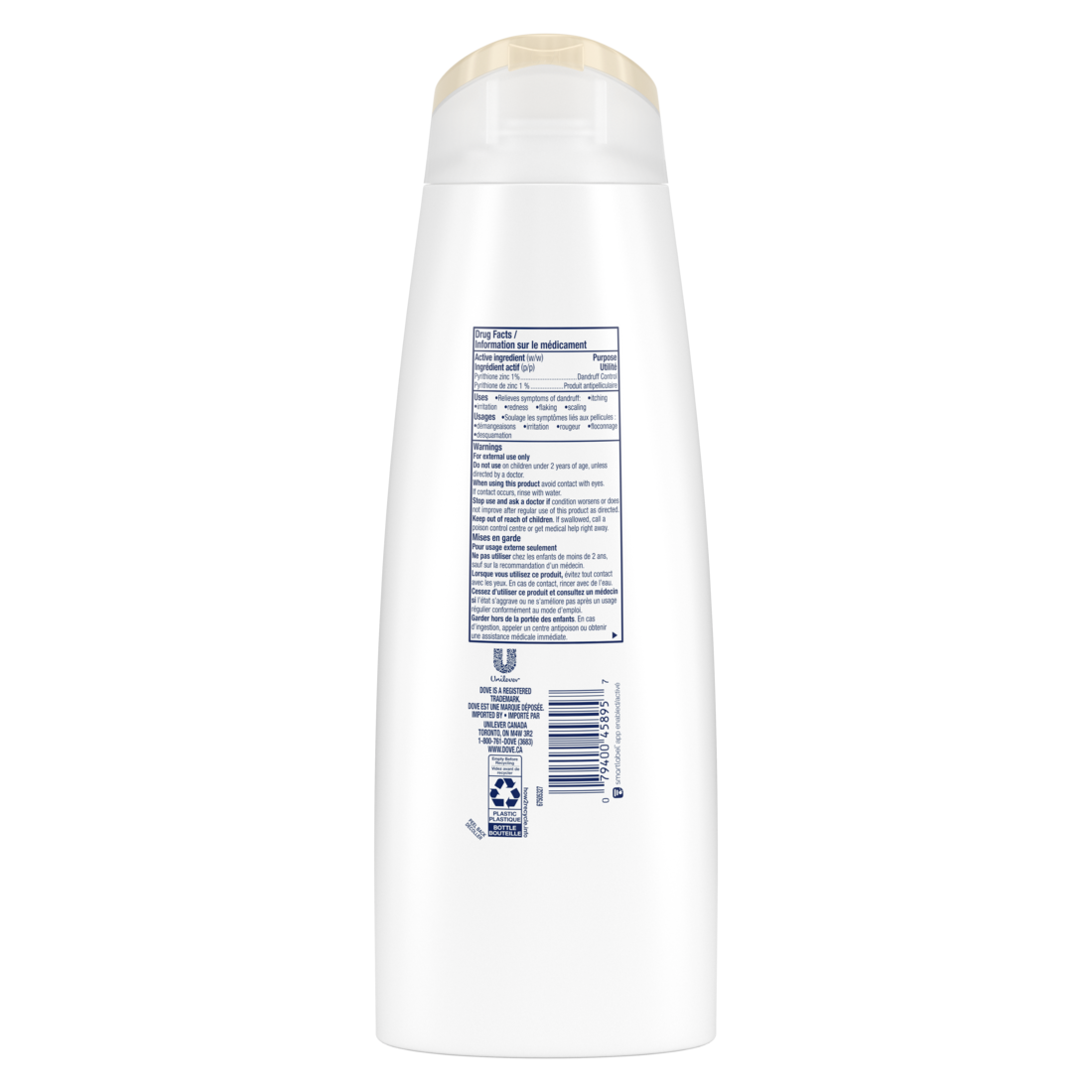 Dove Derma+Care Scalp 2 in 1 Shampoo + Conditioner