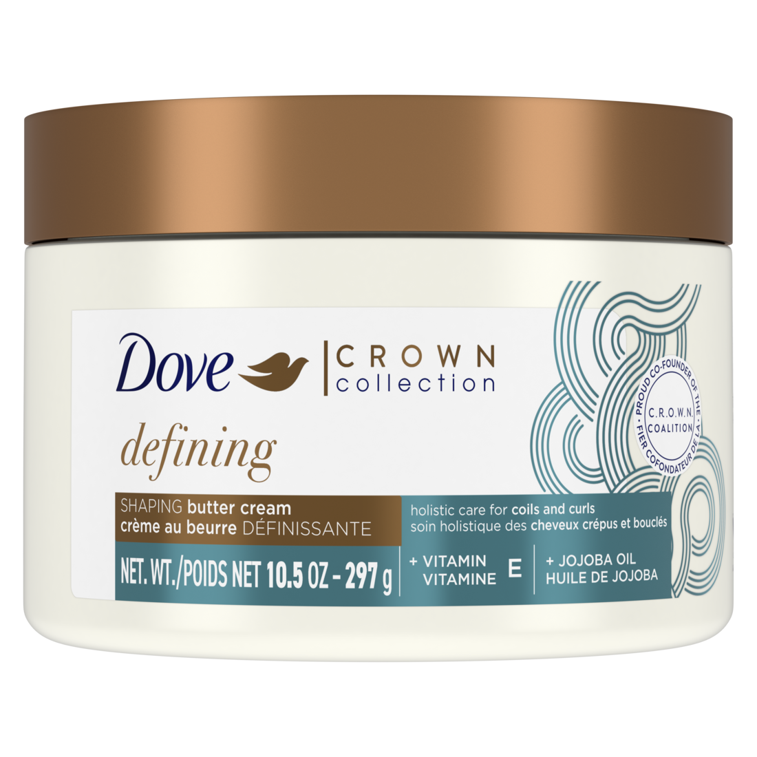 Dove CROWN Collection Crème au beurre définissant et modelante 297 g