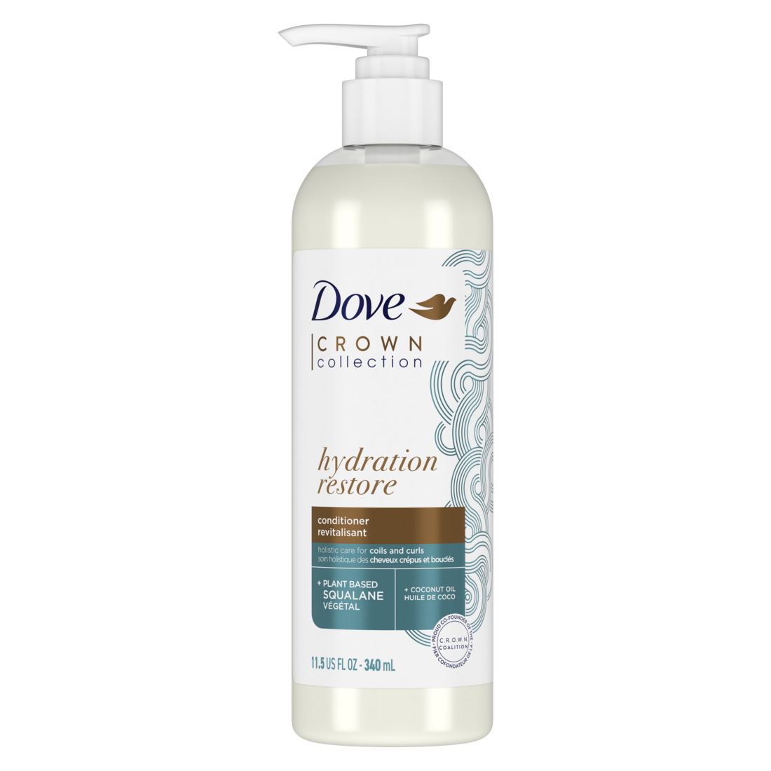 Dove CROWN Collection Après-shampooing réparateur d'hydratation 340 ml
