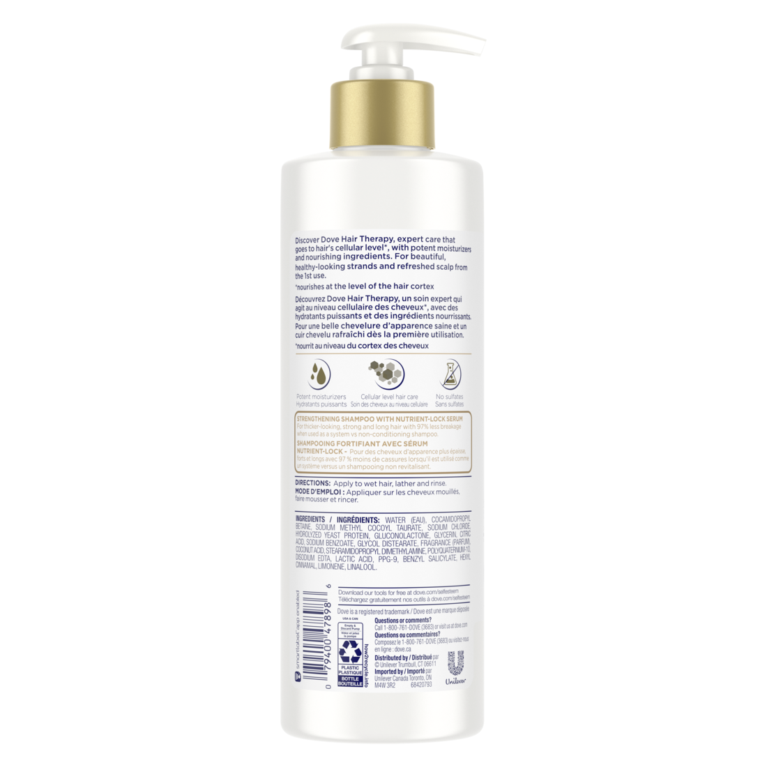 Dove hair therapy breakage remedy shampoo