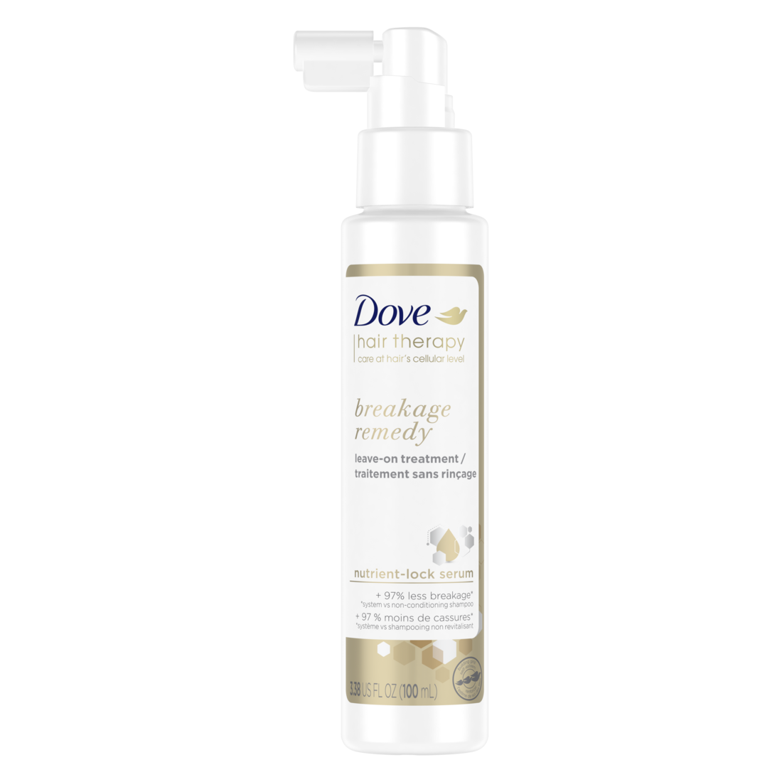 Dove Leave-On Hair Treatment Breakage Remedy with Nutrient-Lock Serum 100 ml