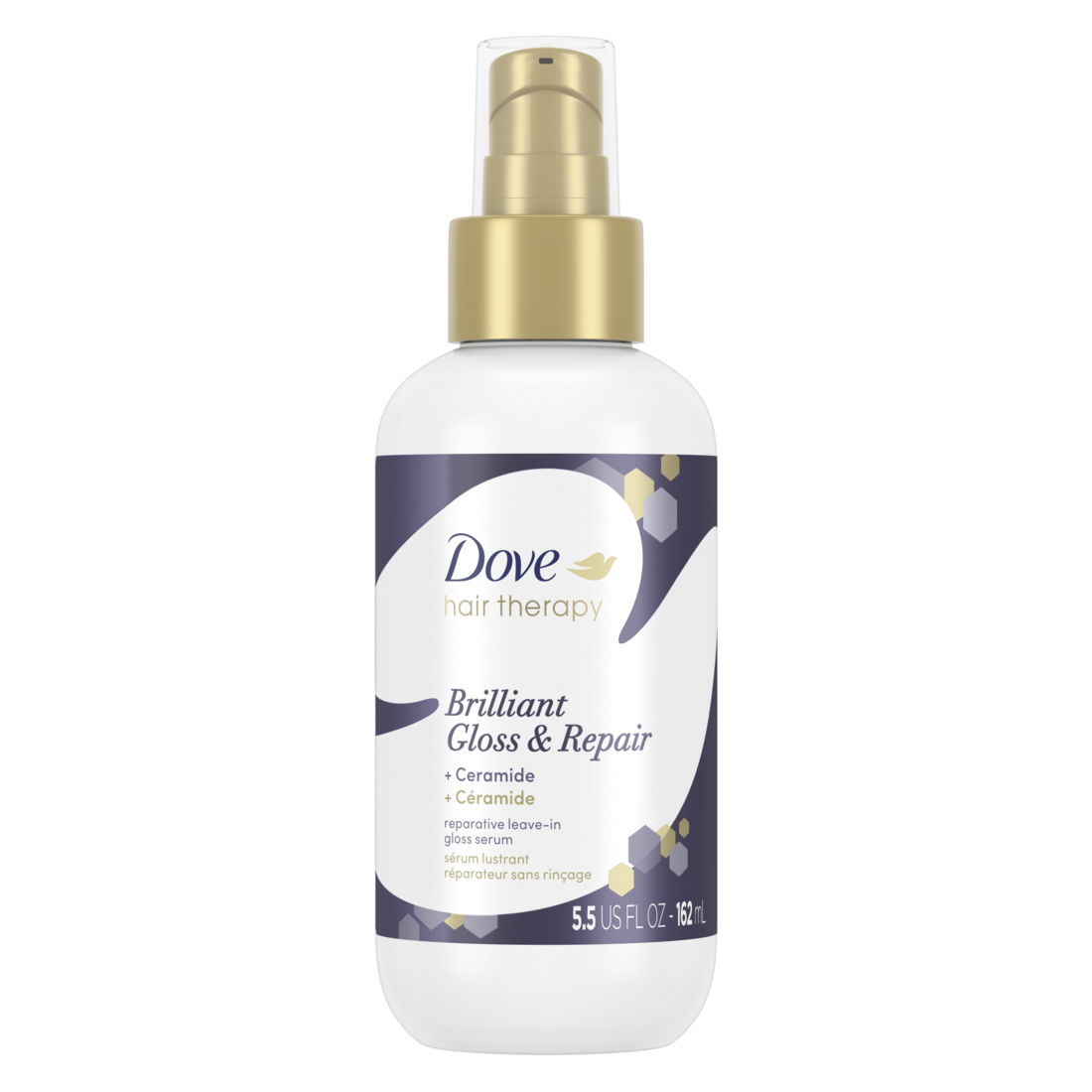 Dove Hair Therapy Leave-In Hair Serum Brilliant Gloss & Repair 162 ml