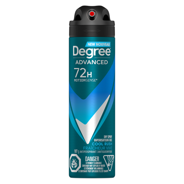 Degree Men Advanced Dry Spray Antiperspirant Deodorant for 72H Sweat a