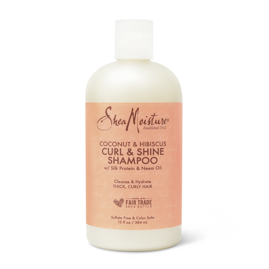 SheaMoisture Shampoing boucles et brillance à la noix de coco et à l'hibiscus 384 ml