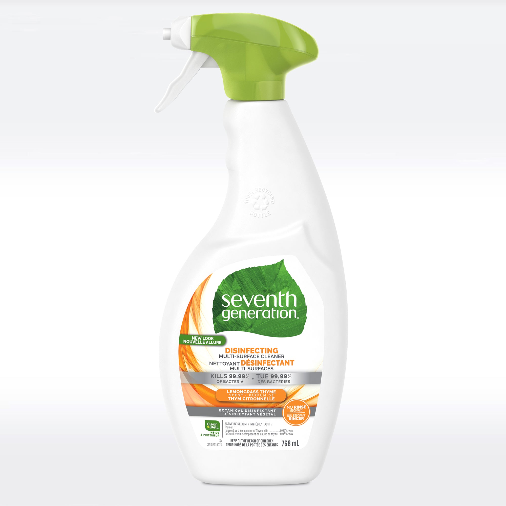 Seventh Generation Lemongrass Thyme Scent Multi-surface Cleaner 768ml