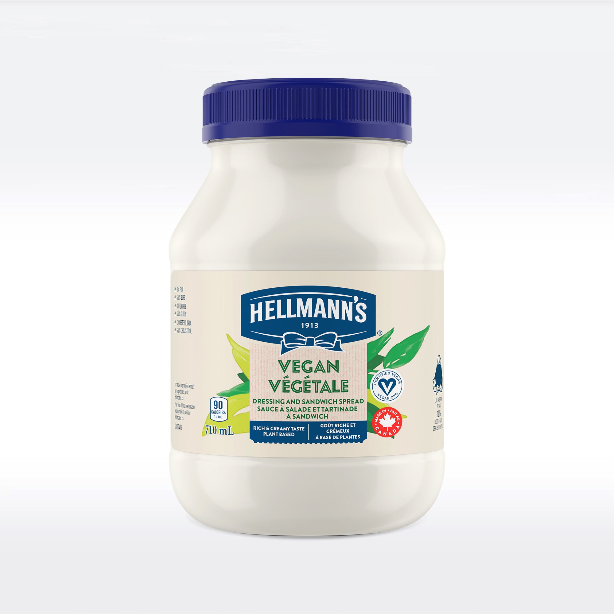 Hellmann's Vinaigrette végétalienne et tartinade pour sandwich 710 ml