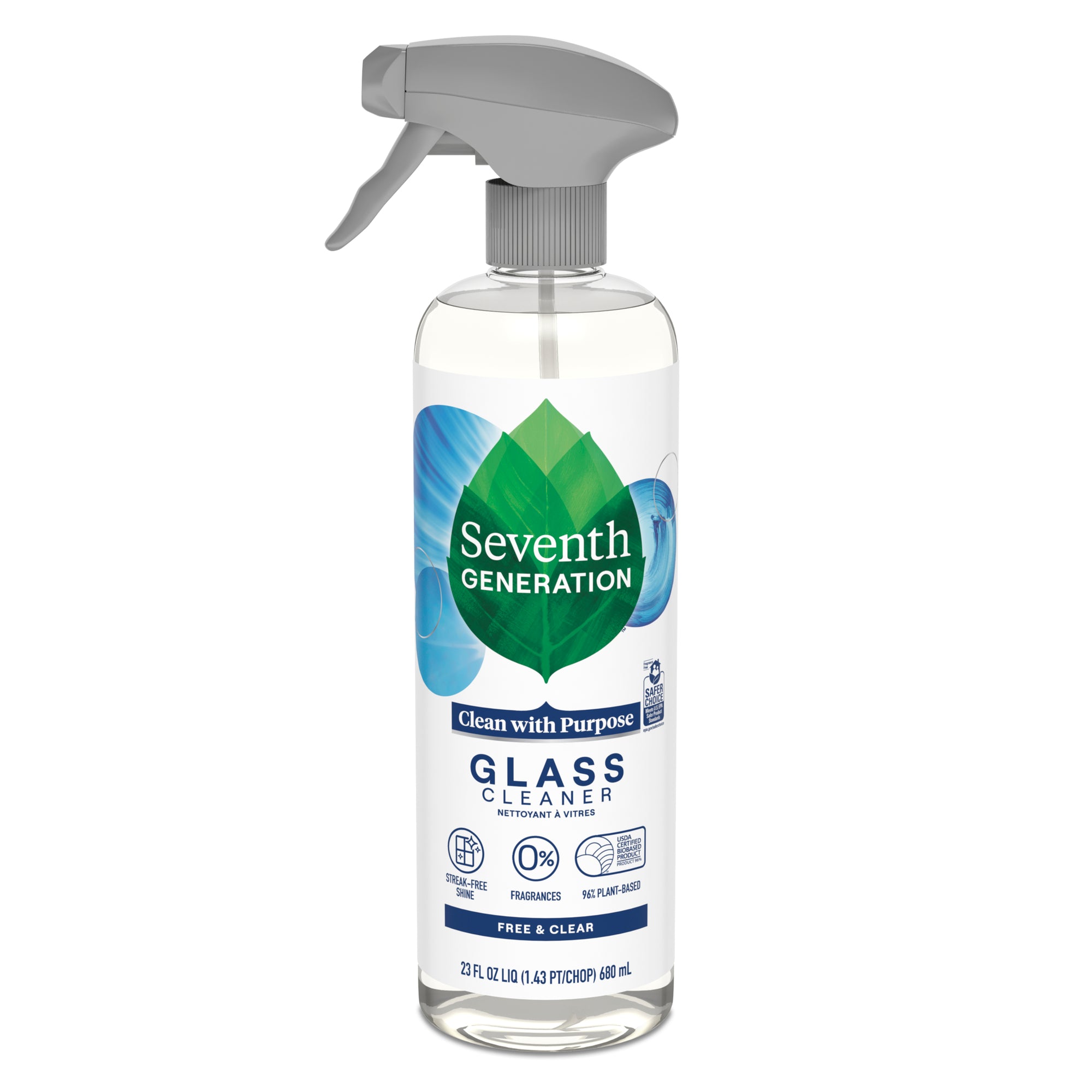 Seventh Generation Free & Clear Glass Cleaner 680ml