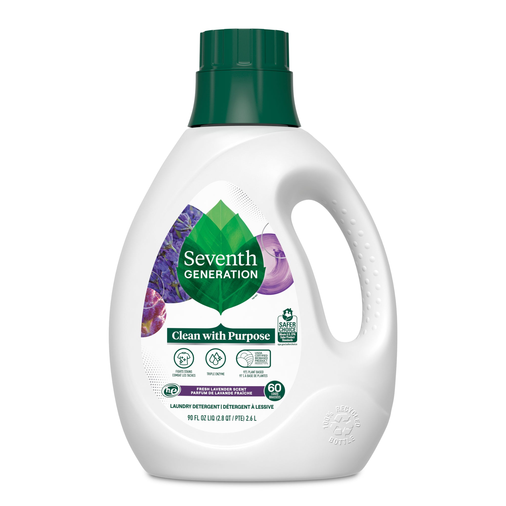 Seventh Generation Fresh Lavender Scent Laundry Detergent 2.6L