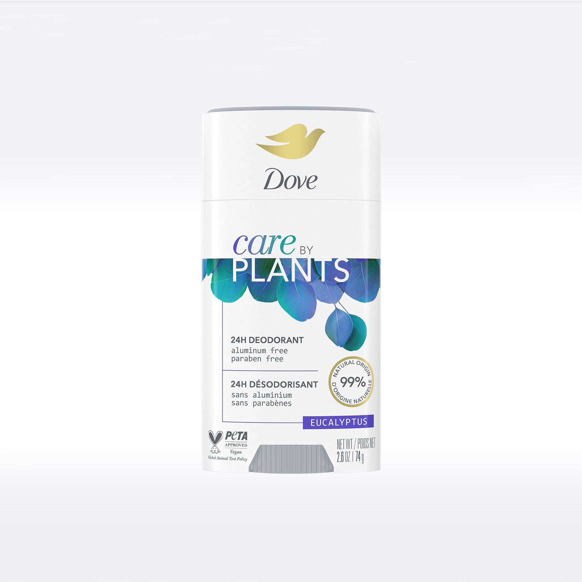 Déodorant Dove Care by Plants Eucalyptus 