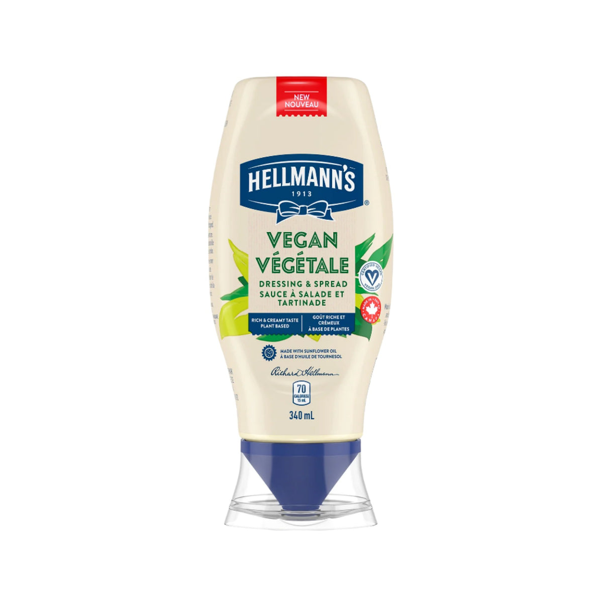 Hellmann's Vegan Sandwich Spread and Dressing Squeeze 340ml The U Shop