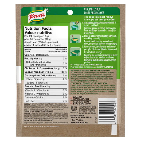 Knorr® Vegetable Soup Mix 40 g The U Shop