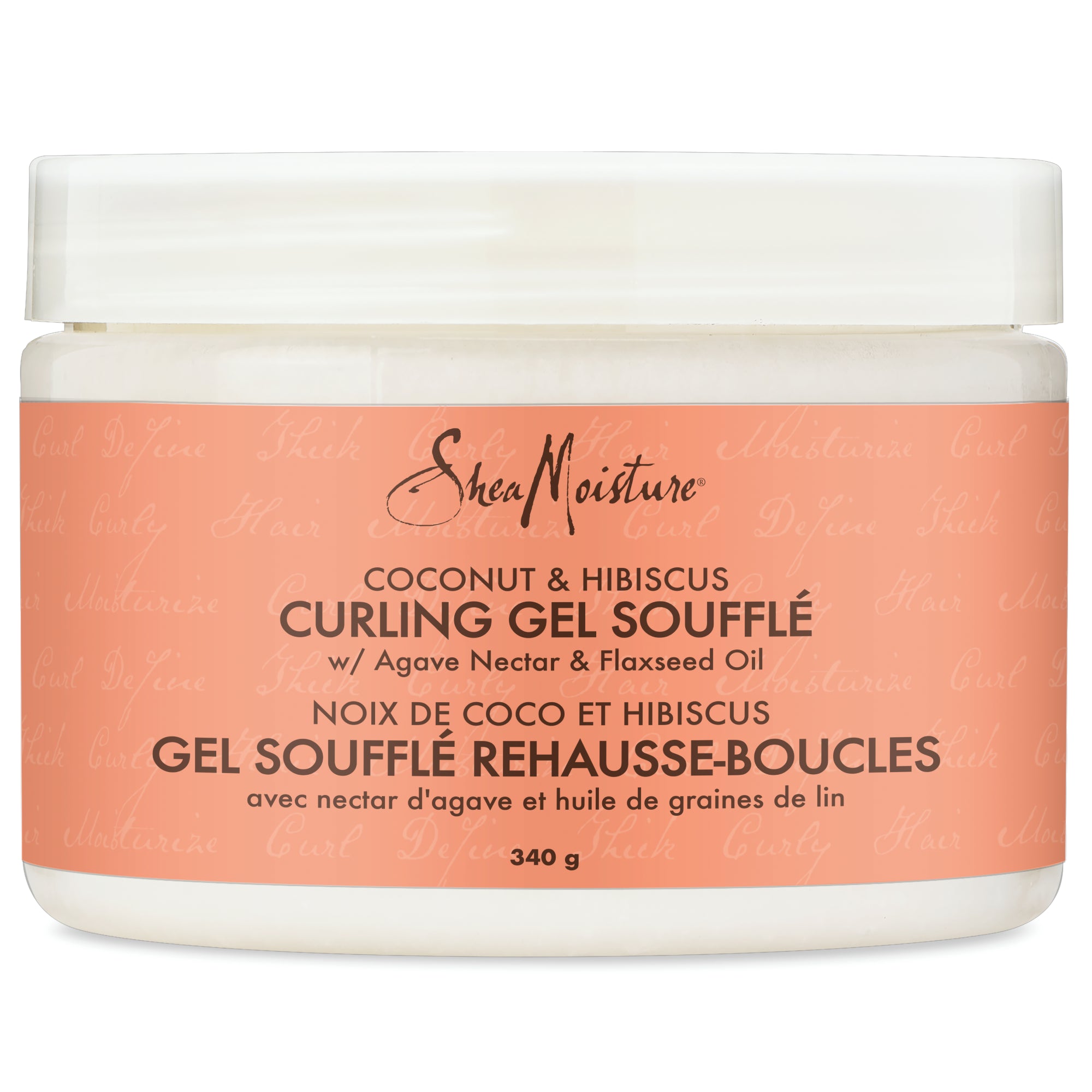 SheaMoisture Deep Conditioning Curl Enhancing Smoothie Hair Repair for Thick, Curly Hair Coconut & Hibiscus with Silk Protein & Neem Oil 340 g