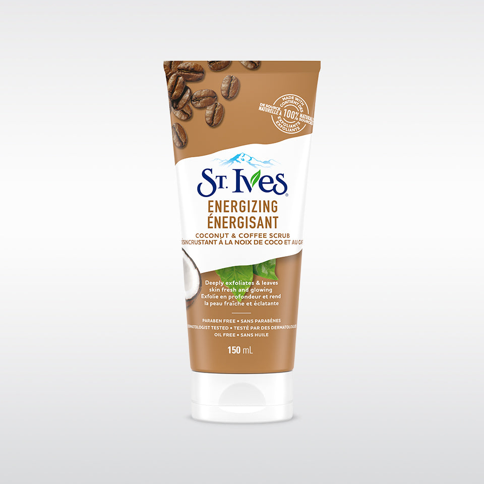 St. Ives® Energizing Coffee & Coconut Facial Scrub 150ml