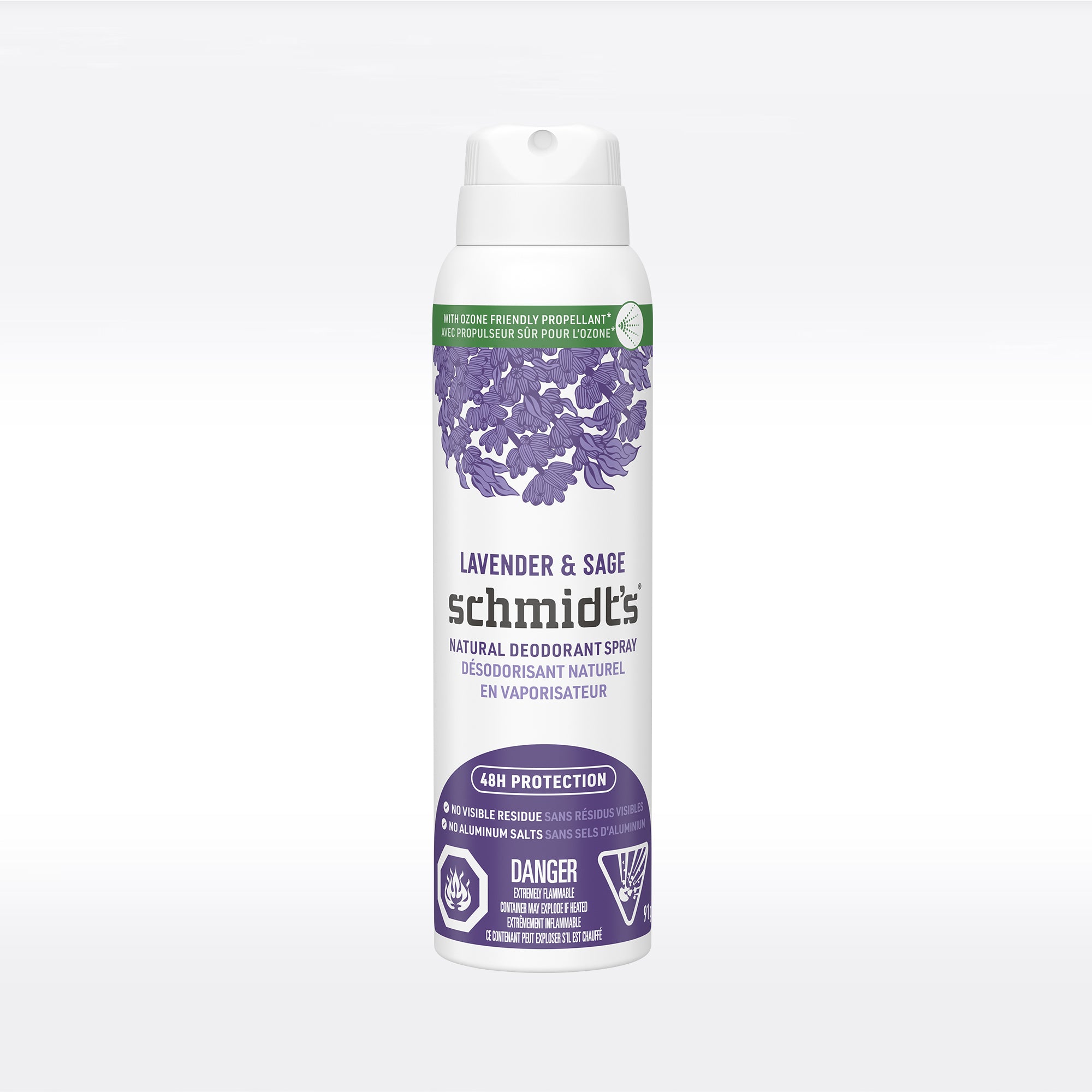 Schmidt's Déodorant Naturel en Spray Lavande et Sauge 